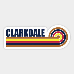 Clarkdale Arizona horizontal sunset Sticker
